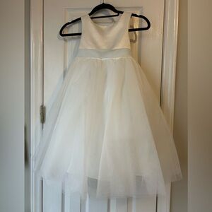 Azazie White Formal Kids Dress